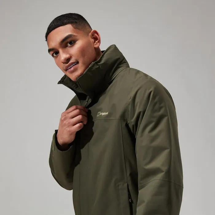 Waterproof Men Berghaus RG Alpha 20 Gemini Waterproof 3in1 Jacket 8211 Green