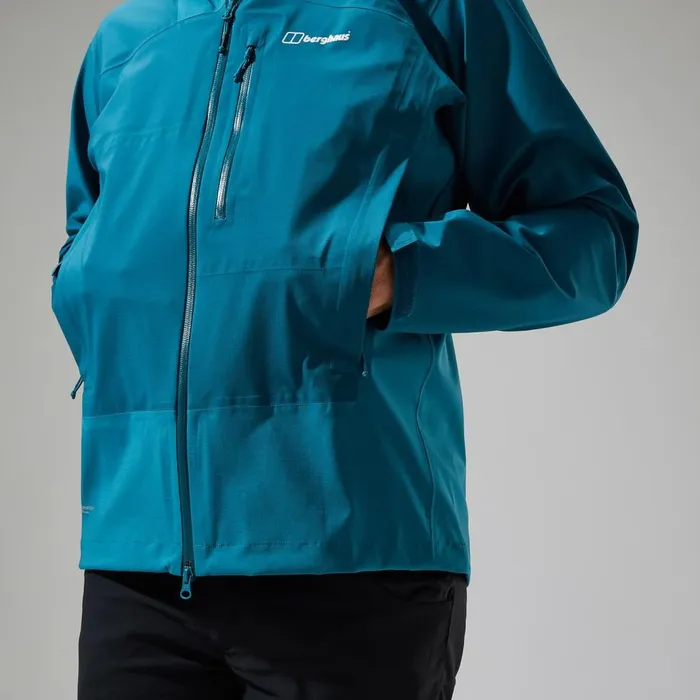 Waterproof Men Berghaus Truda Flex Waterproof Jacket 8211 Turquoise