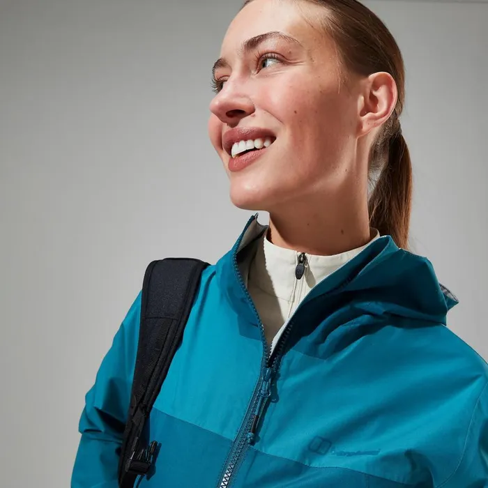 Waterproof Women Berghaus Deluge Pro 30 Waterproof Jacket 8211 Dark Turquoise