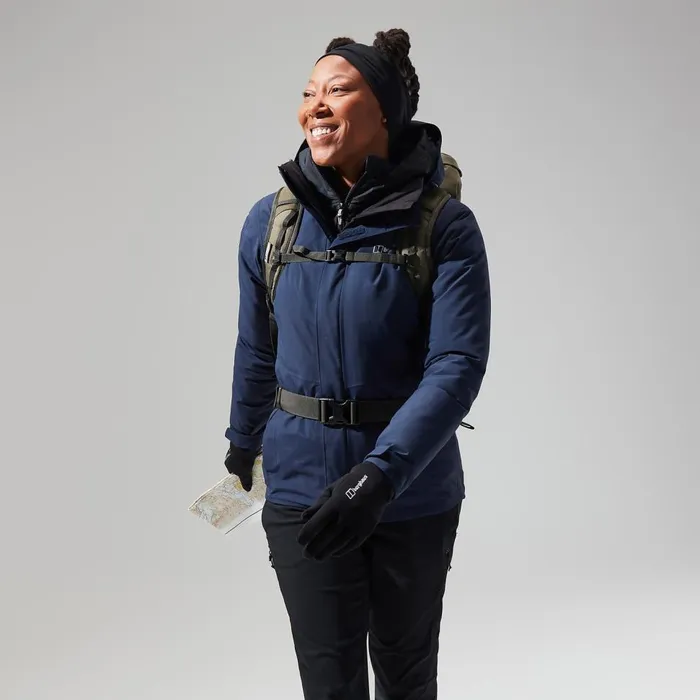 Waterproof Women Berghaus Hillwalker Interactive Jacket 8211 Dark Blue