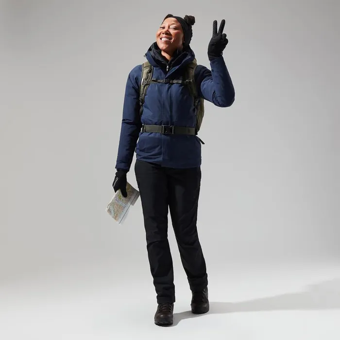 Waterproof Women Berghaus Hillwalker Interactive Jacket 8211 Dark Blue