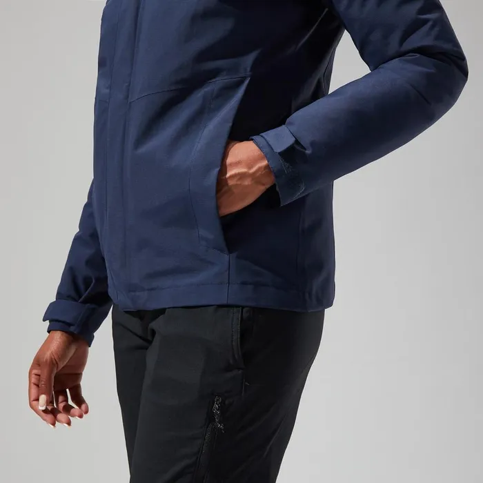 Waterproof Women Berghaus Hillwalker Interactive Jacket 8211 Dark Blue
