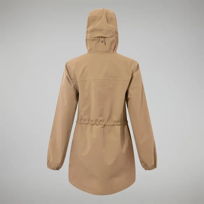 Waterproof Women Berghaus Swirlhow Hooded Jacket 8211 Natural