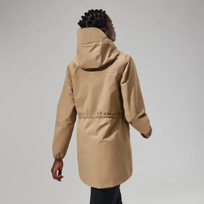 Waterproof Women Berghaus Swirlhow Hooded Jacket 8211 Natural