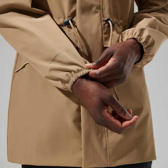 Waterproof Women Berghaus Swirlhow Hooded Jacket 8211 Natural