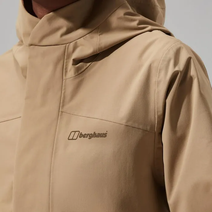 Waterproof Women Berghaus Swirlhow Hooded Jacket 8211 Natural