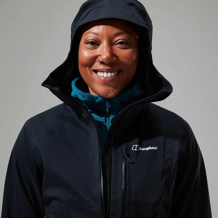 Waterproof Women Berghaus Truda Flex Waterproof Jacket 8211 Black