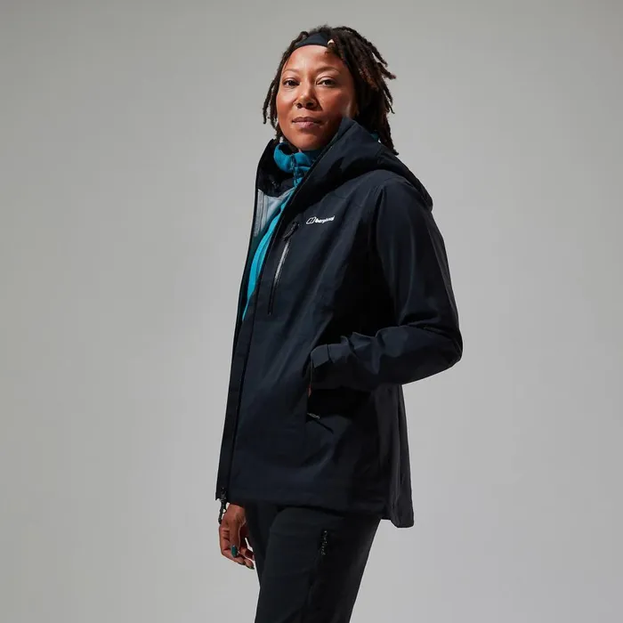Waterproof Women Berghaus Truda Flex Waterproof Jacket 8211 Black