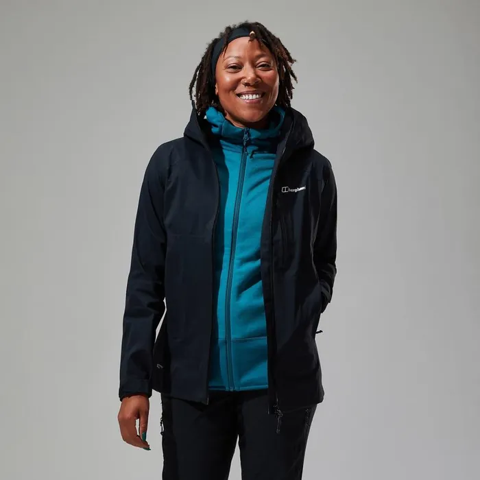 Waterproof Women Berghaus Truda Flex Waterproof Jacket 8211 Black