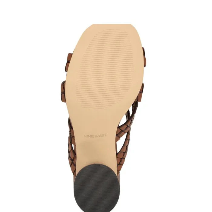 Wenea Strappy Heeled Slide Sandals Brown Women Nine West Sandals Wenea Strappy Heeled Slide Sandals Brown Women Nine West Sandals