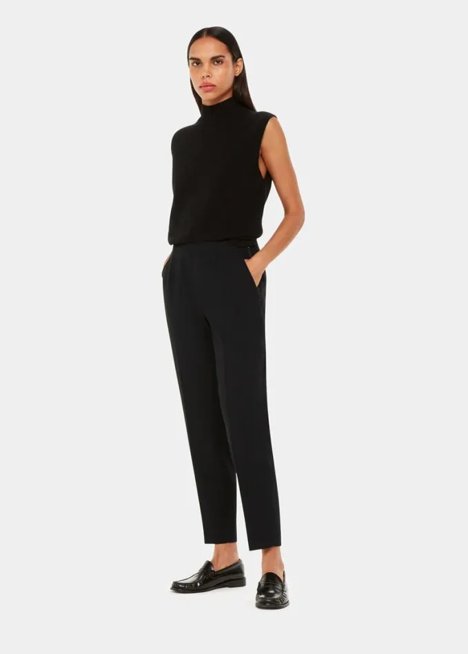 Whistles Ella Essential Trouser Black Women Pants