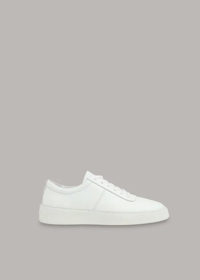 Whistles Kalie Deep Sole Trainer White Women Sneakers