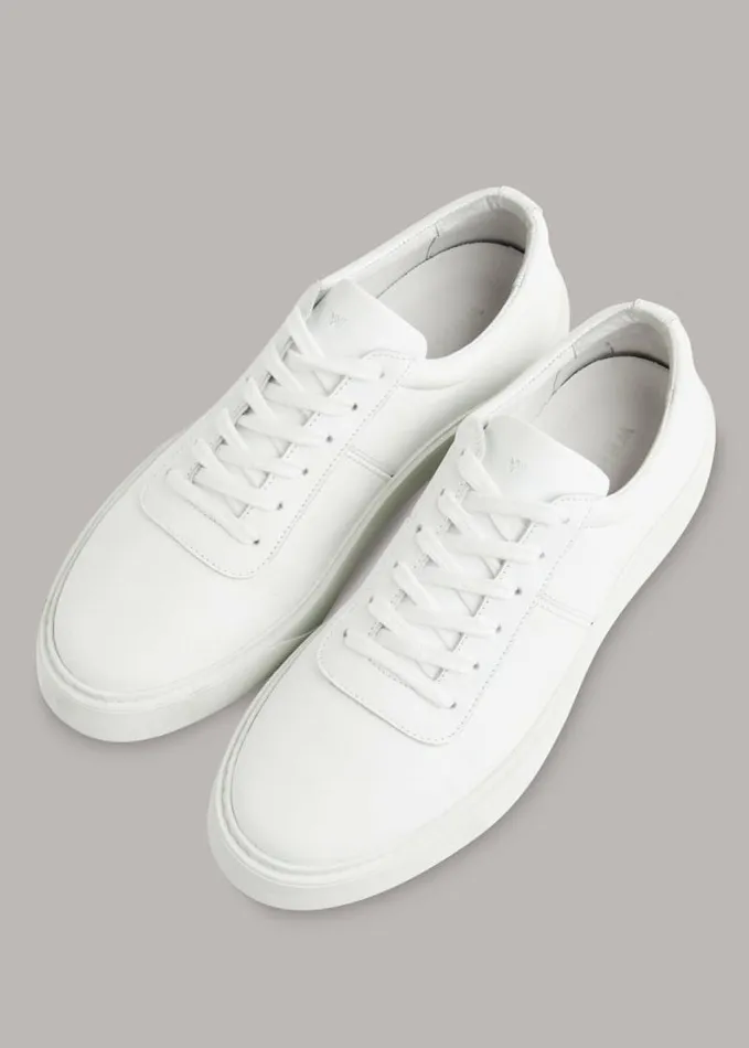 Whistles Kalie Deep Sole Trainer White Women Sneakers