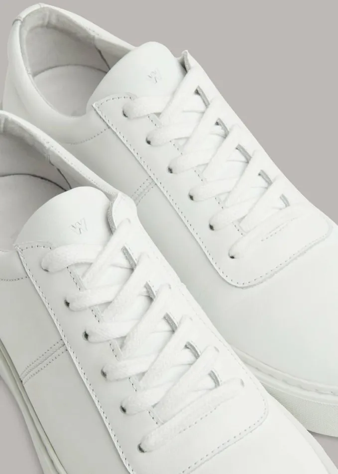 Whistles Kalie Deep Sole Trainer White Women Sneakers