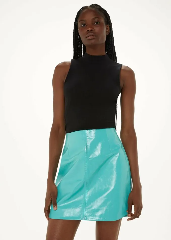 Whistles Keyhole Cut Out Top Black Women Tops