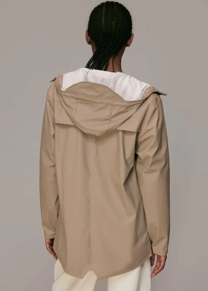 Whistles Rains Jacket Taupe Women Coats and Jackets