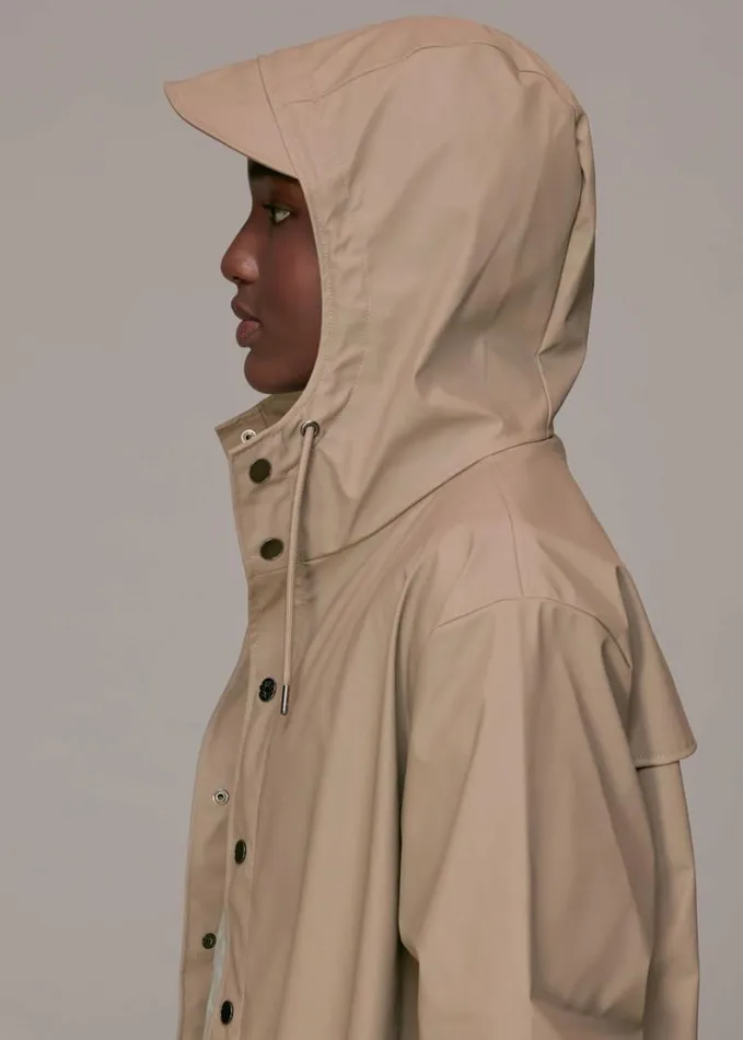 Whistles Rains Jacket Taupe Women Coats and Jackets