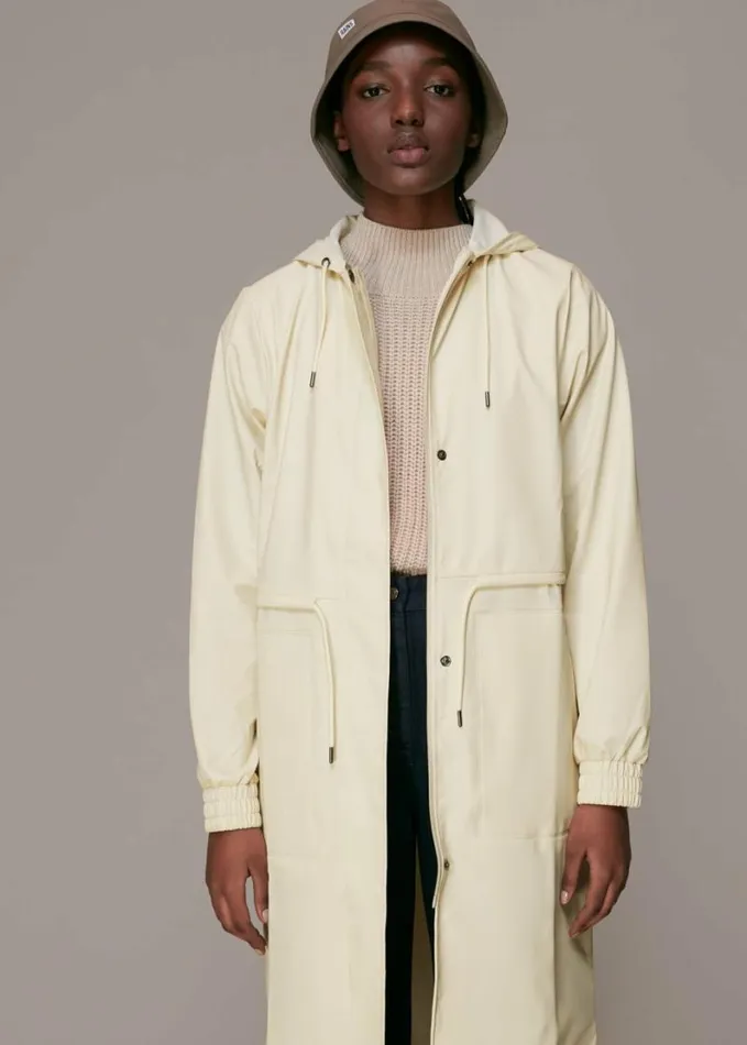 Whistles Rains String Parka Ivory Women Coats and Jackets