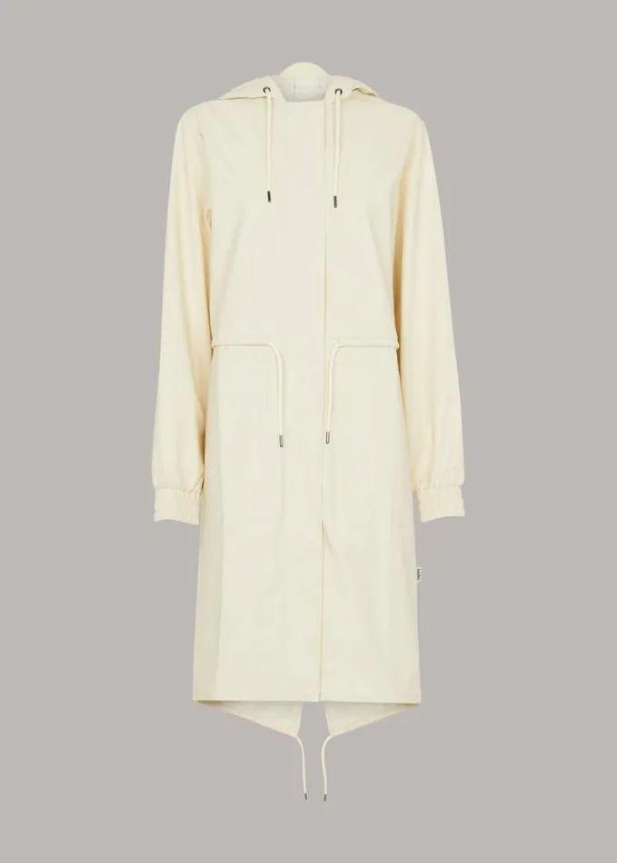 Whistles Rains String Parka Ivory Women Coats and Jackets