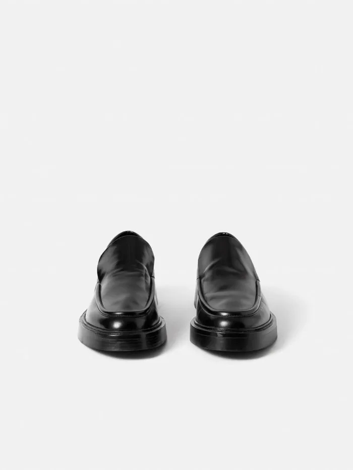 Wickham Loafer Black Women Jigsaw Flats