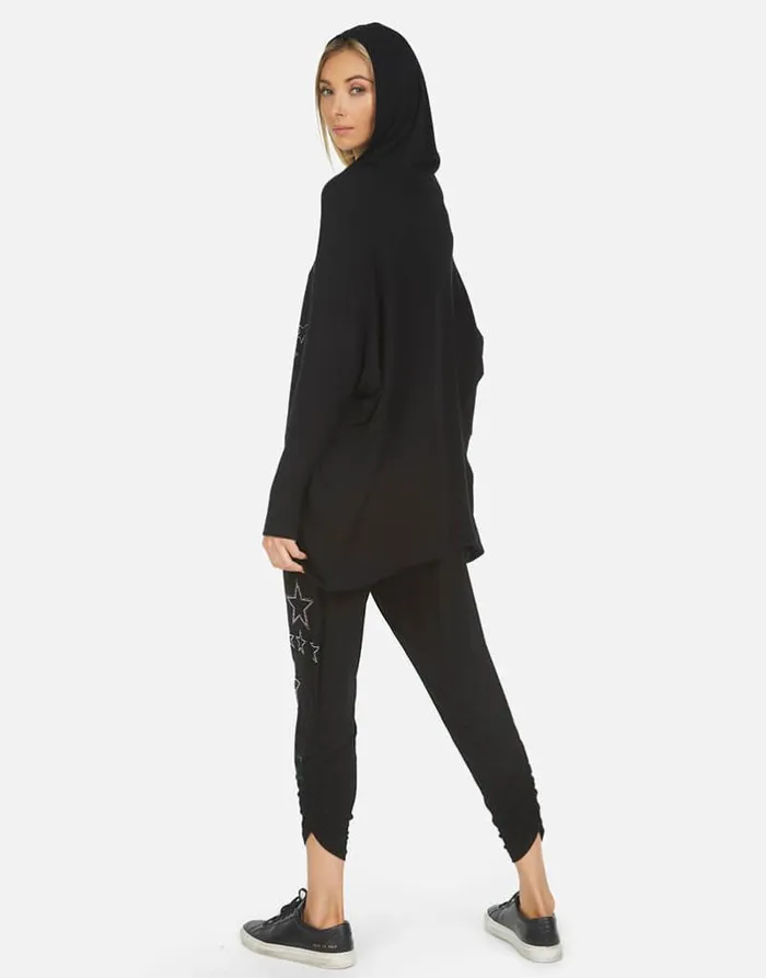 Wilma Crystal Stars Black Women Lauren Moshi Hoodies