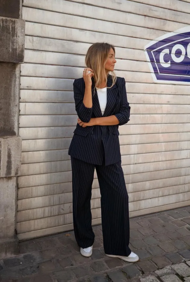 Women039s Clothing Blazers Easy Clothes Dark Blue Bruno Blazer