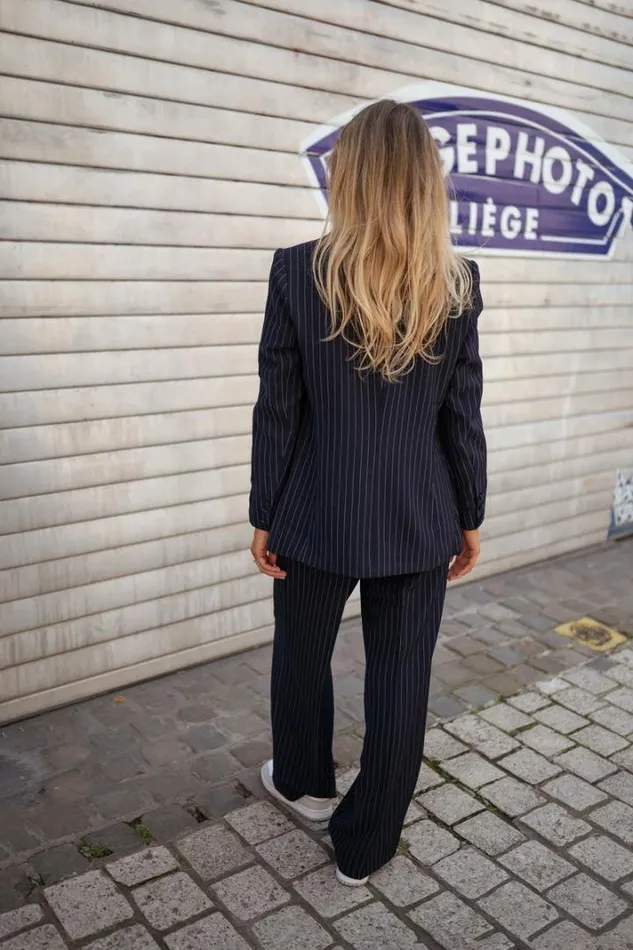 Women039s Clothing Blazers Easy Clothes Dark Blue Bruno Blazer