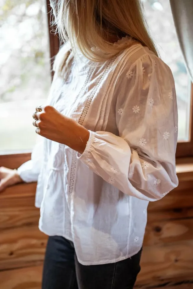 Women039s Clothing Blouses Easy Clothes Ecru Mathis Blouse