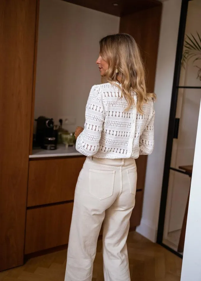 Women039s Clothing Blouses Easy Clothes Ecru Pattie Blouse