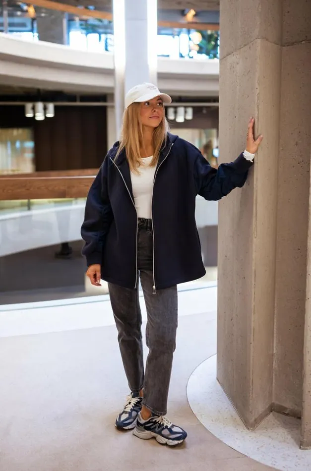 Women039s Clothing Cardigans Easy Clothes Blue Marza Cardigan With Hoodie Women039s Clothing Cardigans Easy Clothes Blue Marza Cardigan With Hoodie