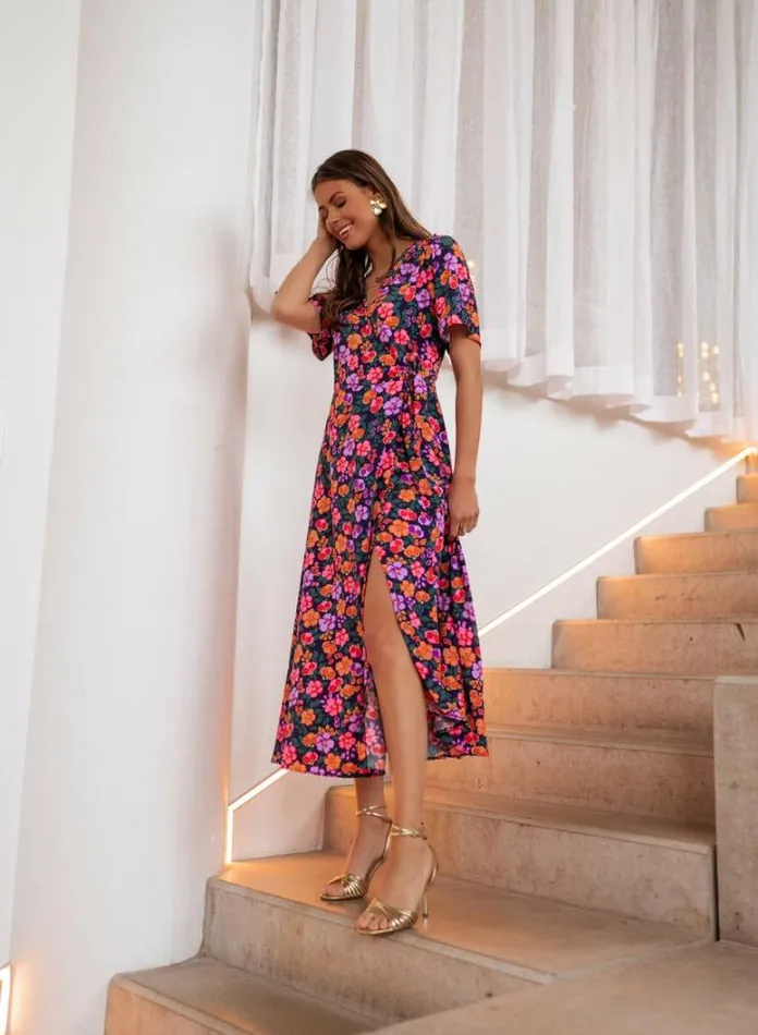 Women039s Clothing Dresses Easy Clothes Blue Floral Lylia Dress