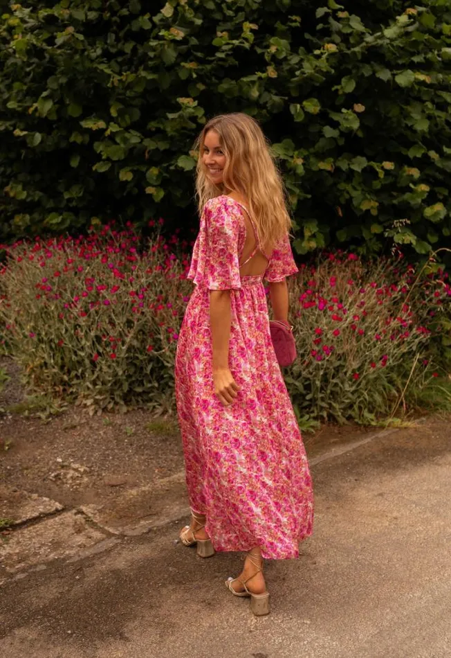 Women039s Clothing Dresses Easy Clothes Floral Pink Daphne Dress