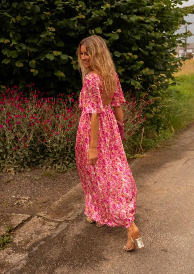 Women039s Clothing Dresses Easy Clothes Floral Pink Daphne Dress Women039s Clothing Dresses Easy Clothes Floral Pink Daphne Dress