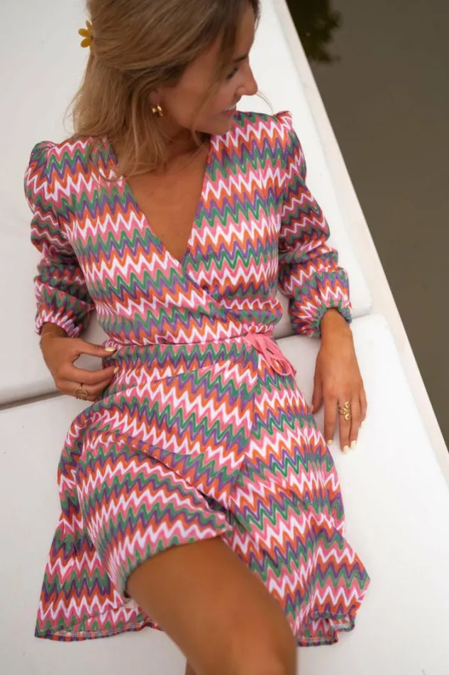 Women039s Clothing Dresses Easy Clothes Orange And Purple Lina Dress