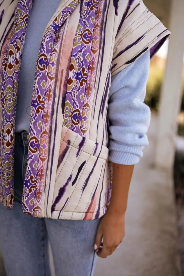 Women039s Clothing Jackets Easy Clothes Patterned Lievine Sleeveless Jacket