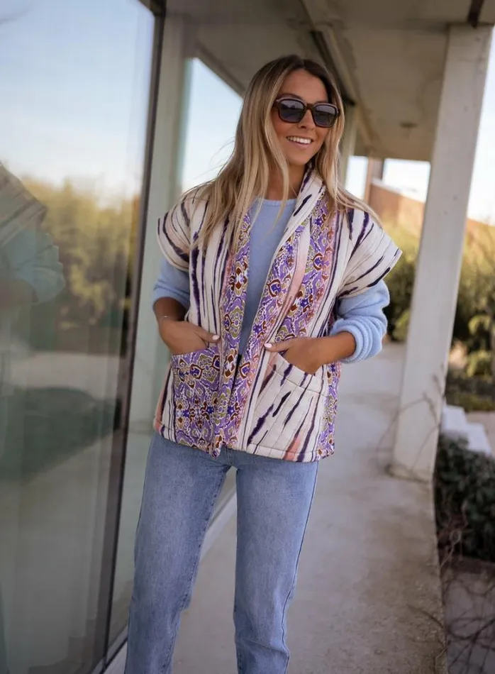 Women039s Clothing Jackets Easy Clothes Patterned Lievine Sleeveless Jacket
