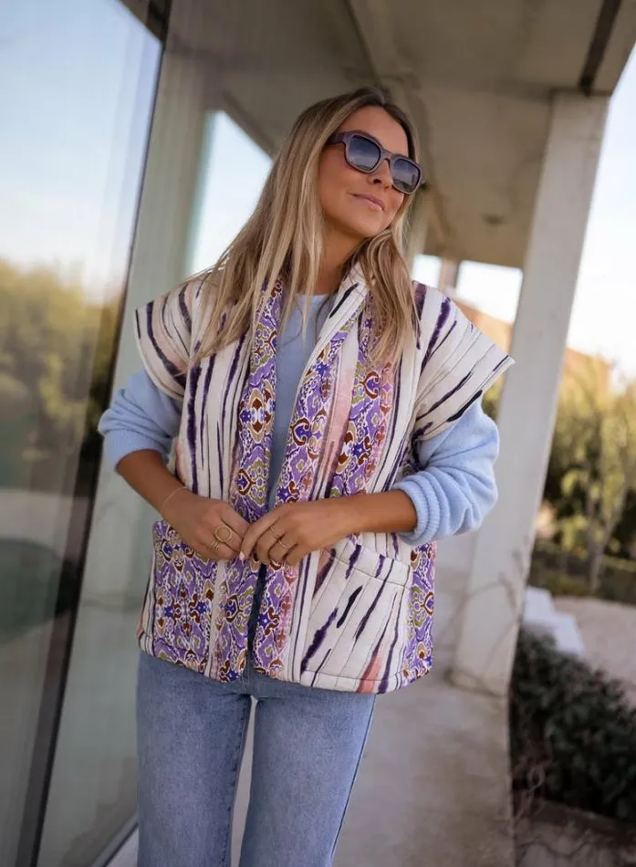 Women039s Clothing Jackets Easy Clothes Patterned Lievine Sleeveless Jacket