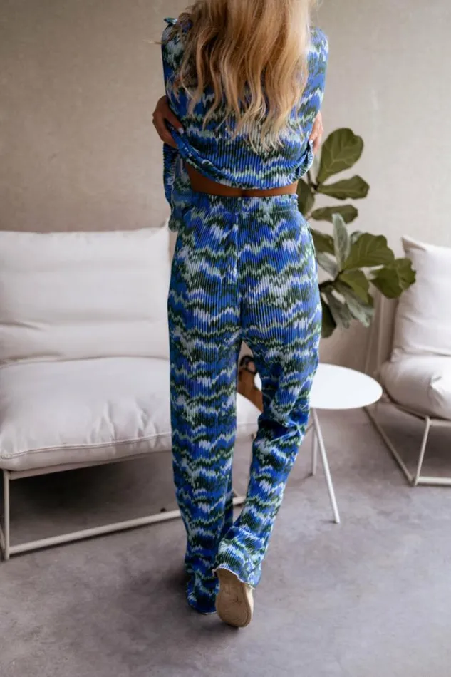 Women039s Clothing Pants and Jeans Easy Clothes Green And Blue Lyvia Pants Women039s Clothing Pants and Jeans Easy Clothes Green And Blue Lyvia Pants
