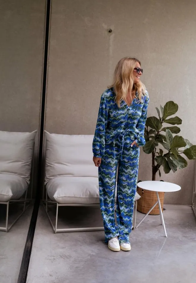 Women039s Clothing Pants and Jeans Easy Clothes Green And Blue Lyvia Pants Women039s Clothing Pants and Jeans Easy Clothes Green And Blue Lyvia Pants
