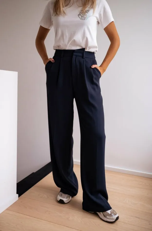 Women039s Clothing Pants and Jeans Easy Clothes Navy Blue Victor Pants Navy Blue