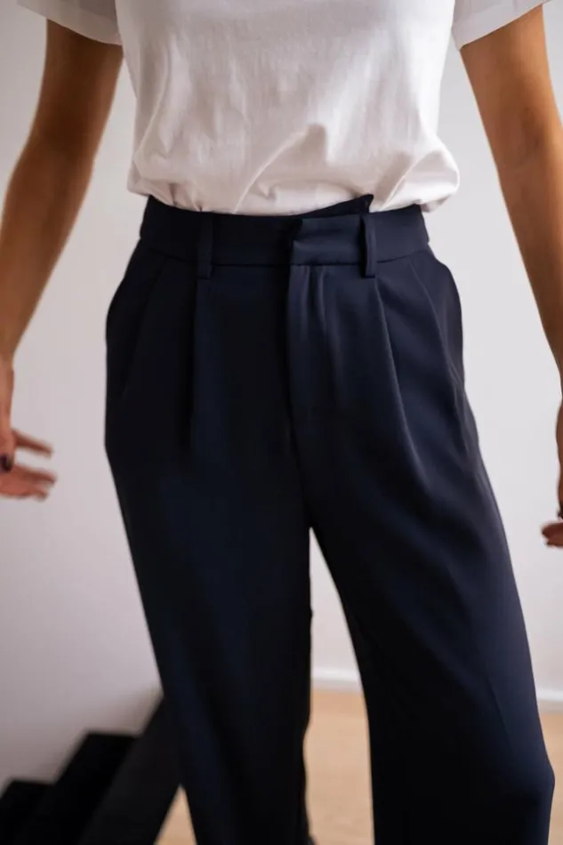 Women039s Clothing Pants and Jeans Easy Clothes Navy Blue Victor Pants Navy Blue