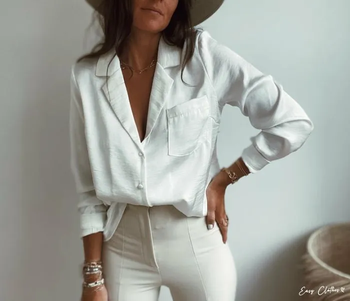Women039s Clothing Shirts Easy Clothes Ecru Youna Shirt Women039s Clothing Shirts Easy Clothes Ecru Youna Shirt