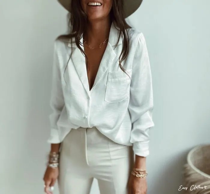 Women039s Clothing Shirts Easy Clothes Ecru Youna Shirt Women039s Clothing Shirts Easy Clothes Ecru Youna Shirt