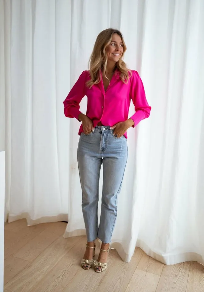Women039s Clothing Shirts Easy Clothes Pink Cuba Shirt Pink