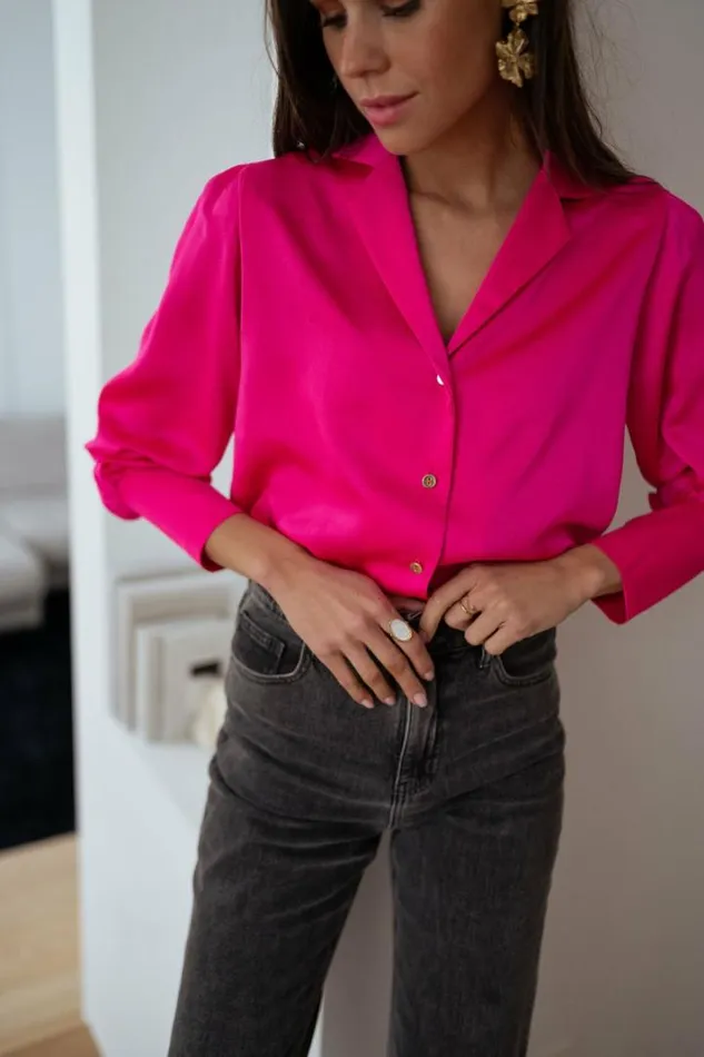 Women039s Clothing Shirts Easy Clothes Pink Cuba Shirt Pink