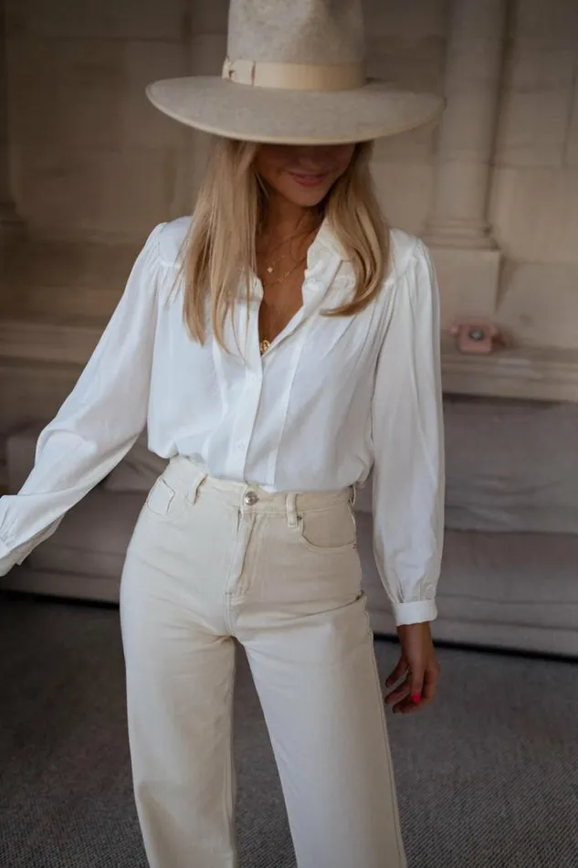 Women039s Clothing Shirts Easy Clothes White Apolline Shirt