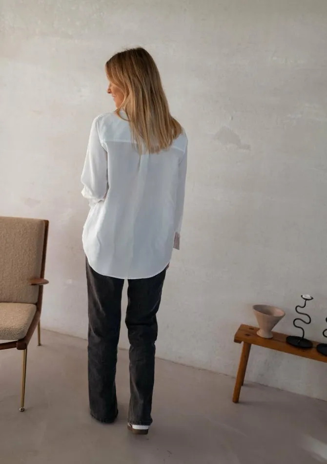Women039s Clothing Shirts Easy Clothes White Kloe Shirt White Women039s Clothing Shirts Easy Clothes White Kloe Shirt White