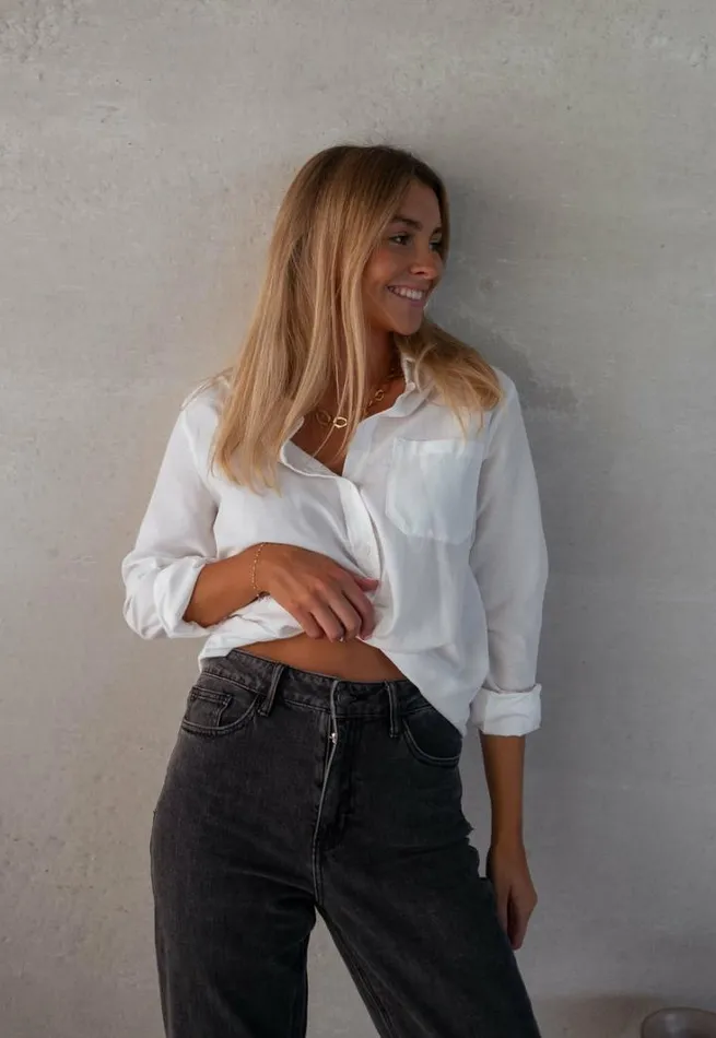 Women039s Clothing Shirts Easy Clothes White Kloe Shirt White Women039s Clothing Shirts Easy Clothes White Kloe Shirt White