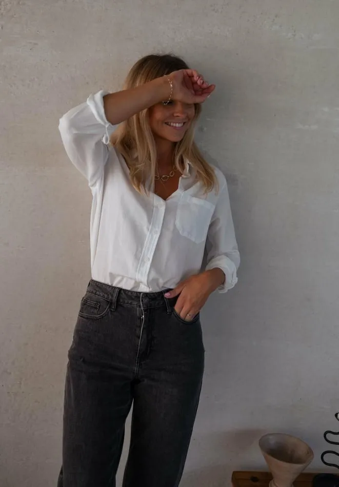 Women039s Clothing Shirts Easy Clothes White Kloe Shirt White Women039s Clothing Shirts Easy Clothes White Kloe Shirt White
