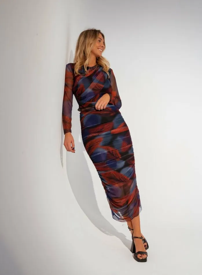 Women039s Clothing Skirts Easy Clothes Blue And Red Huda Skirt Women039s Clothing Skirts Easy Clothes Blue And Red Huda Skirt